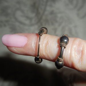 Silver Boho Small Hoop Earrings